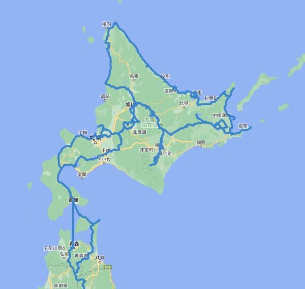 2019北海道一周5400km