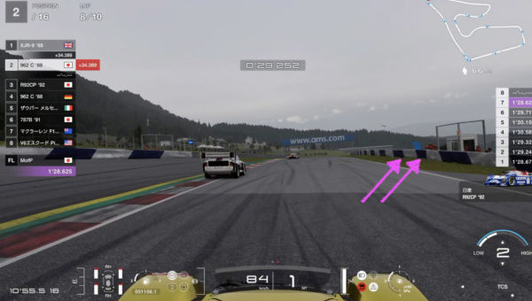 GT7 謎　青旗を確認して追い越したのにペナルティくらったんですけど、、なんで?