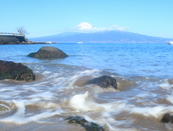富士山　伊豆の海
