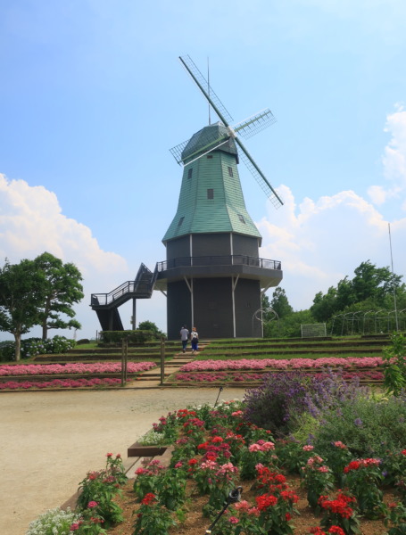 風車　オランダ　霞ヶ浦　茨城県　公園